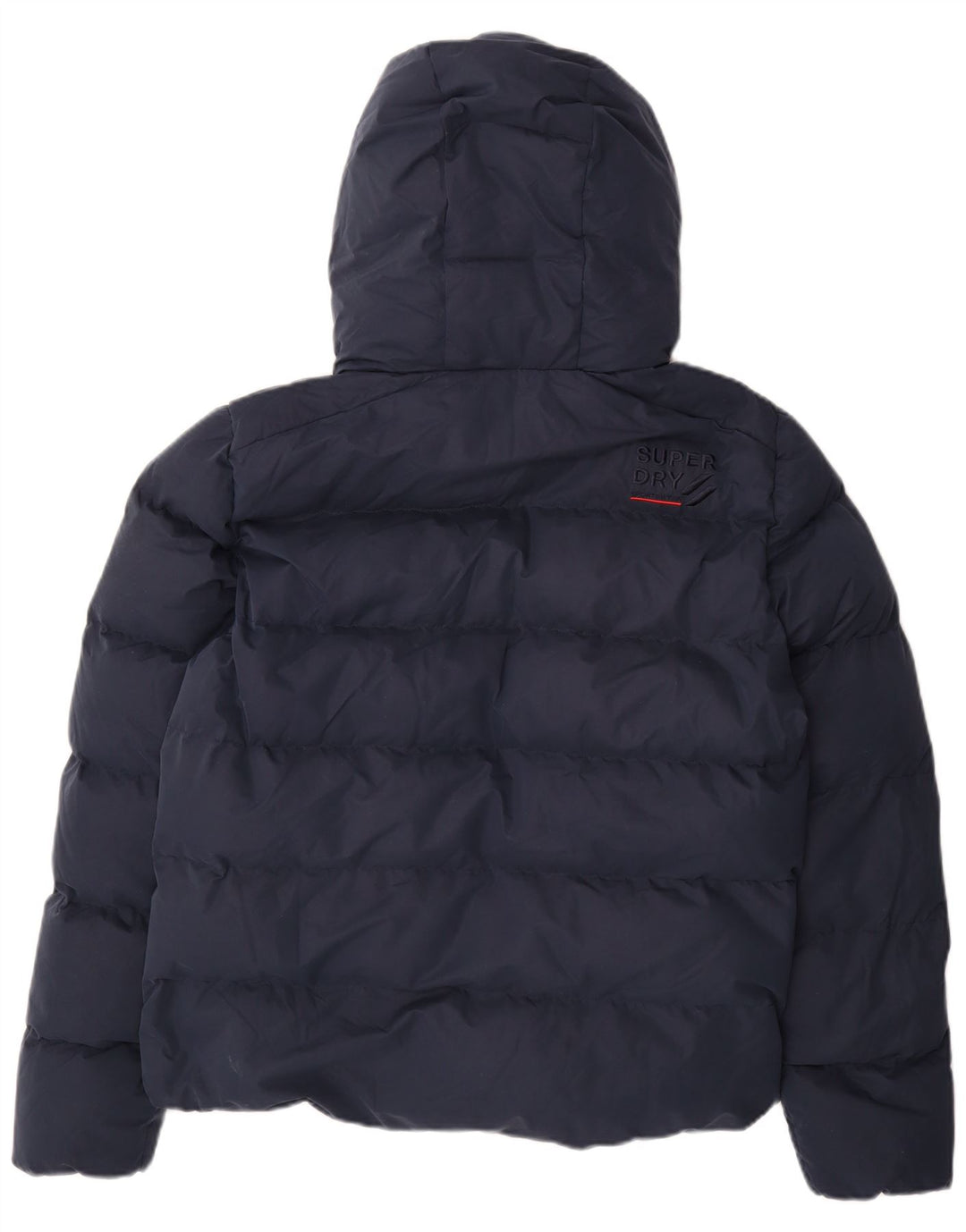 Superdry Chaqueta acolchada con capucha para hombre UK 38 Medium Azul marino Poliéster