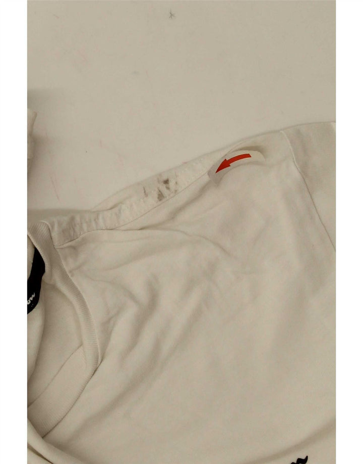 Champion Camiseta Hombre Top Medium Blanco Algodón