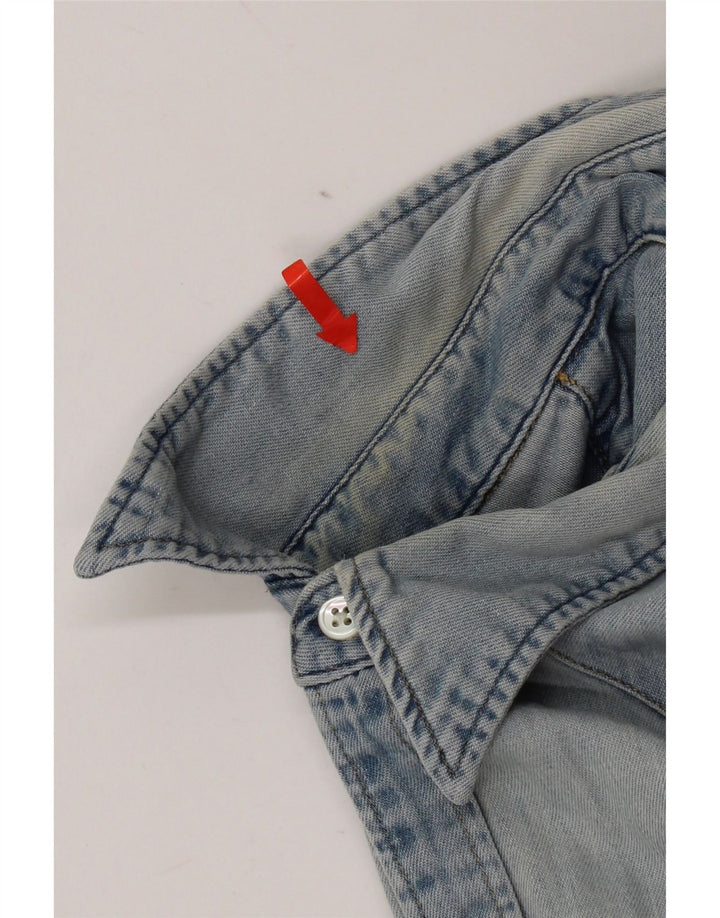 Levi's Hombre Camisa Vaquera De Algodón Azul Medio