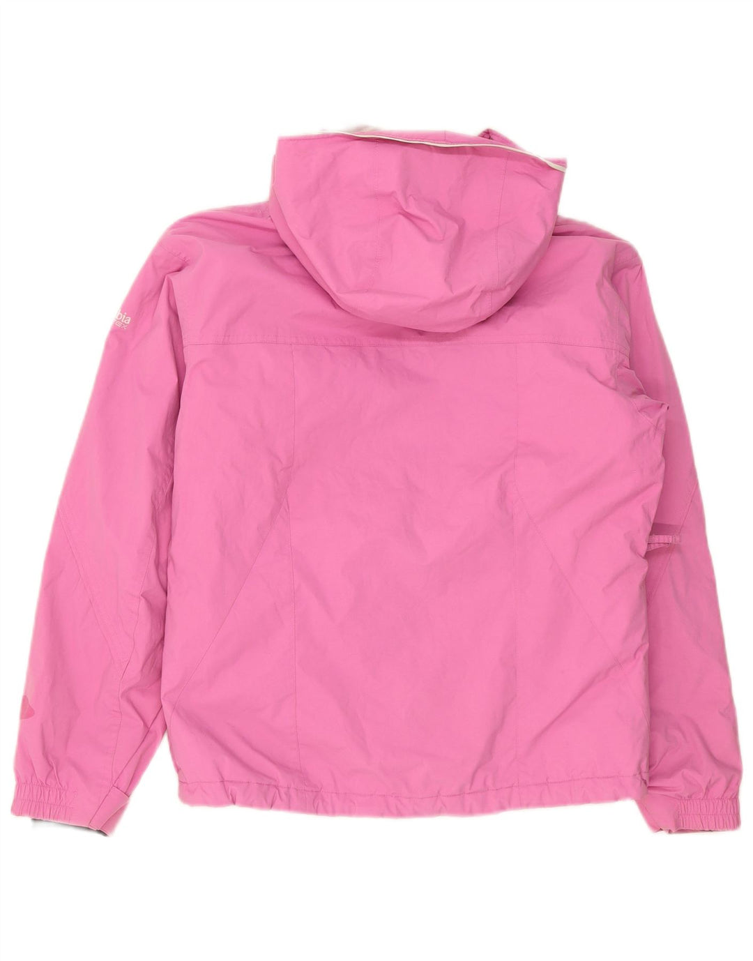 Columbia Chaqueta impermeable con capucha para mujer UK 44 Medium Pink Nylon