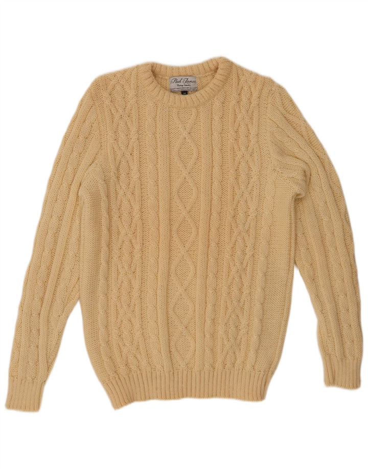 PAUL JAMES Jersey con Cuello Barco para Hombre Lana Beige Mediana