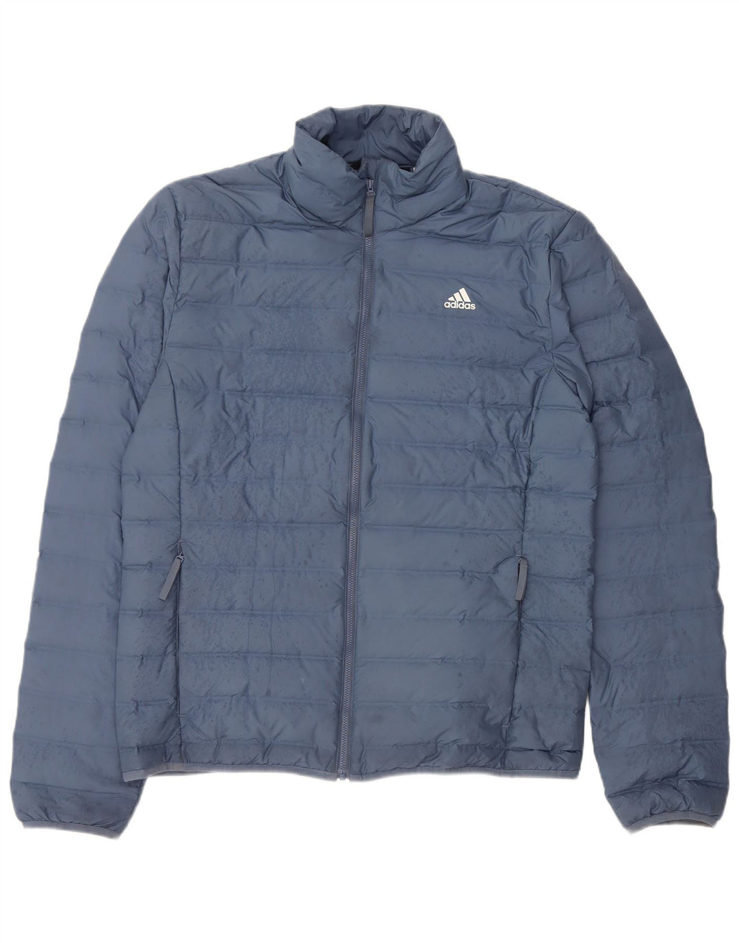 Adidas Chaqueta acolchada para mujer UK 46 Grande Poliéster azul