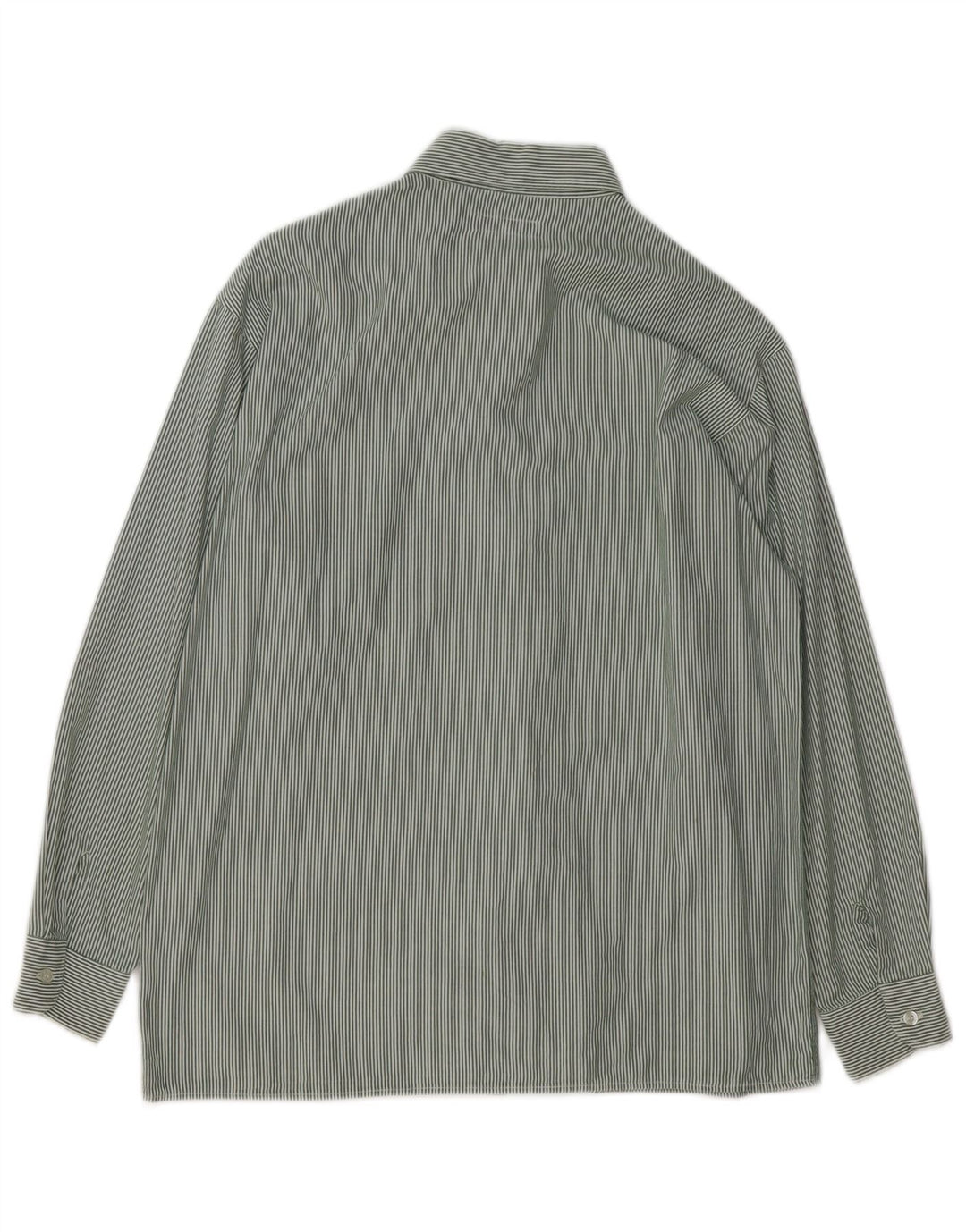 GIORGIO ARMANI Camisa niño 11-12 años Algodón raya diplomática verde