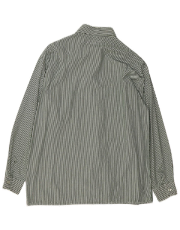 GIORGIO ARMANI Camisa niño 11-12 años Algodón raya diplomática verde