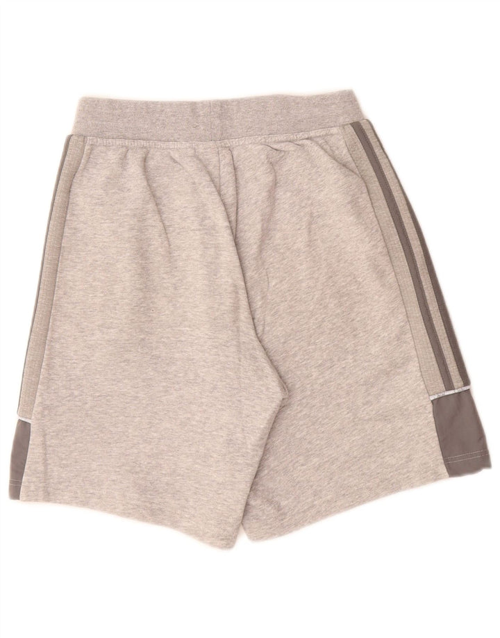 Pantalones cortos deportivos ADIDAS para hombre pequeños de algodón gris