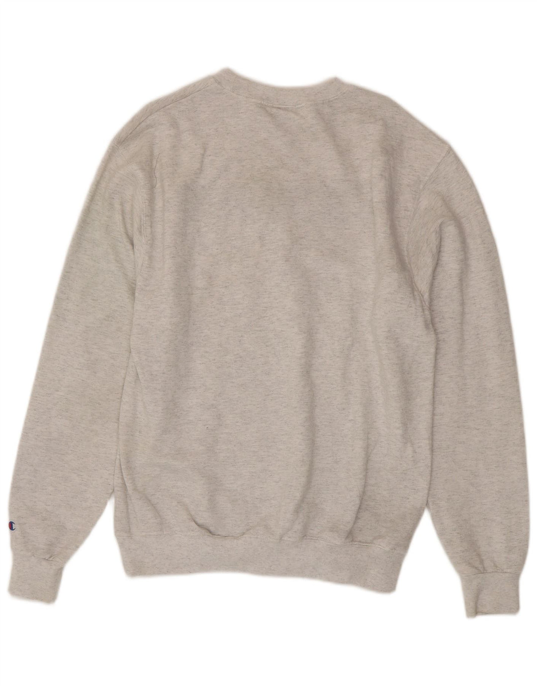 Champion Sudadera Con Estampado Gráfico Jumper De Algodón Gris Medio
