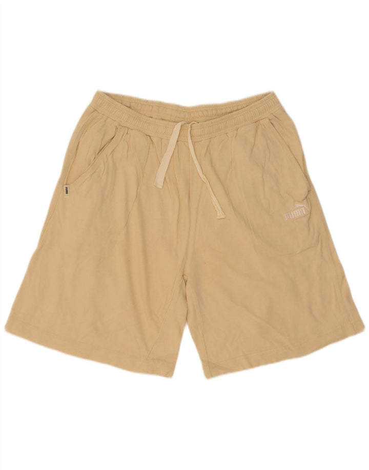 Puma - Pantalones cortos deportivos para hombre, talla grande, color beige