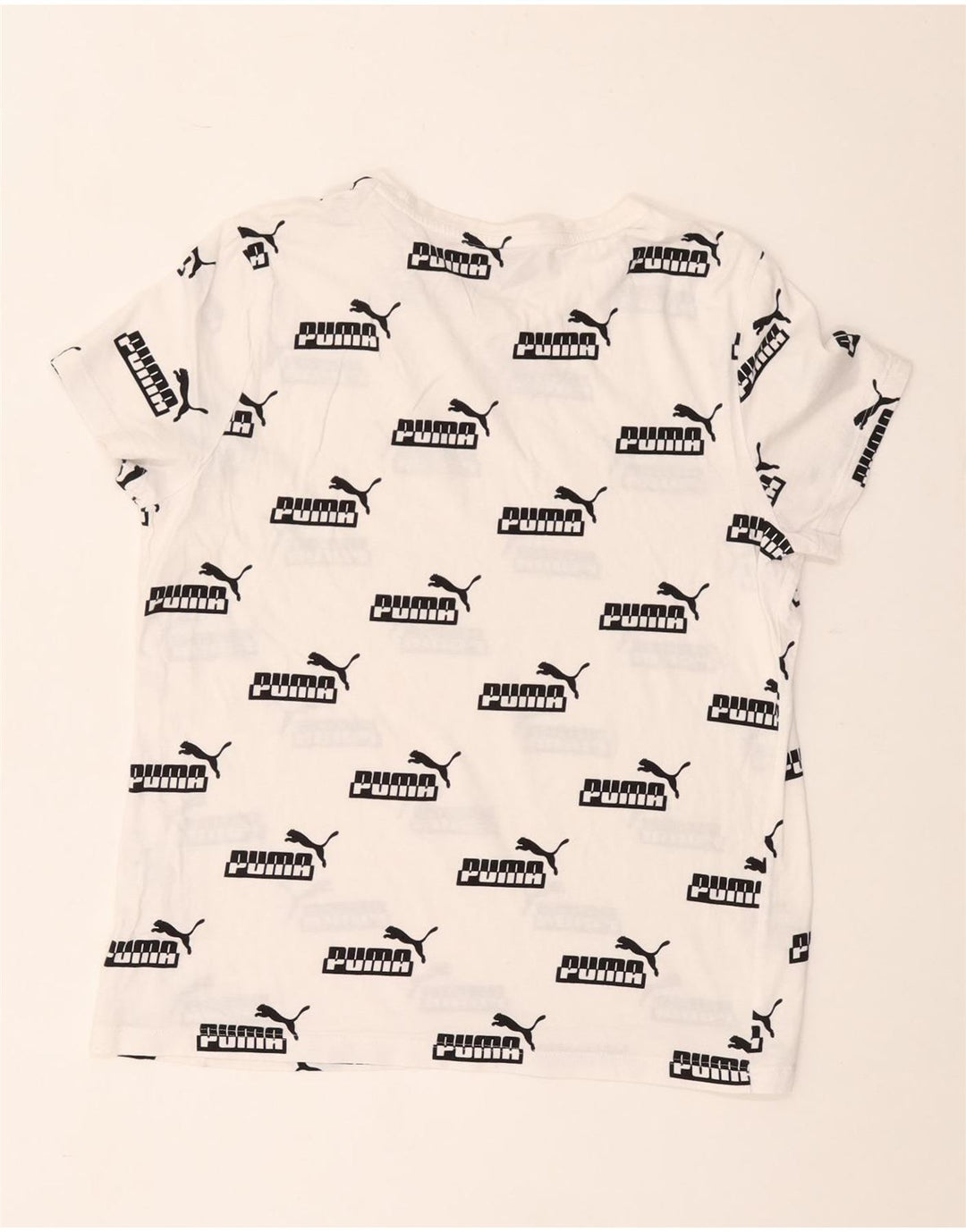 Puma - Camiseta gráfica para mujer, talla 40, color blanco