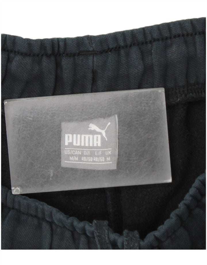 Puma Pantalones De Chándal Rectos Joggers Medium Negro Algodón