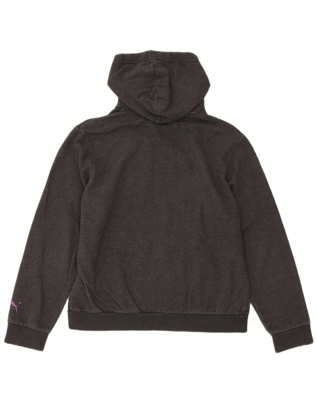 PUMA Sudadera con capucha gráfica para mujer Reino Unido 14 Grande Gris Algodón