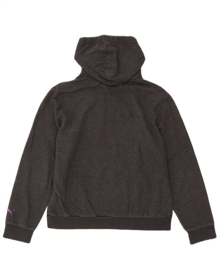 PUMA Sudadera con capucha gráfica para mujer Reino Unido 14 Grande Gris Algodón