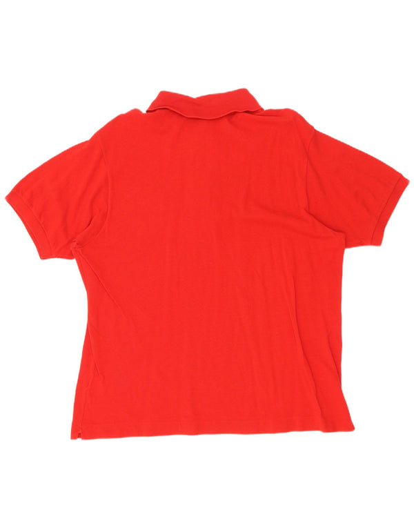 Polo Lacoste Hombre Talla 6 XL Algodón Rojo