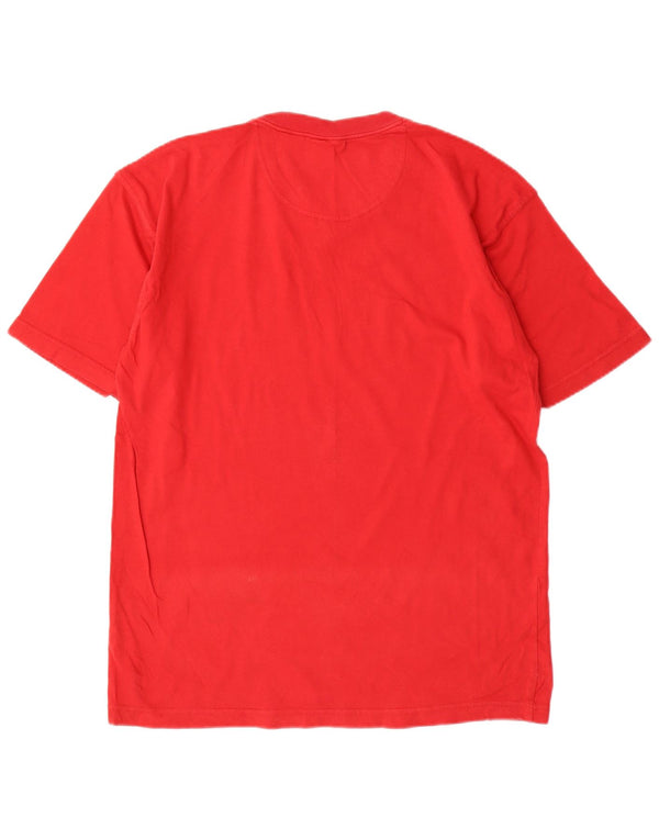 FILA Camiseta gráfica para hombre Top Medium Red Cotton