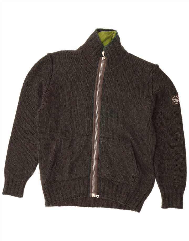 MURPHY & NYE Suéter tipo cárdigan para hombre Sailmakers XL Lana gris