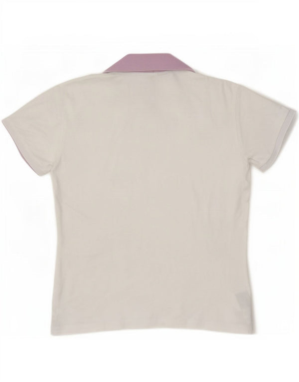 Kappa Polo Mujer UK 40 XL Algodón Blanco