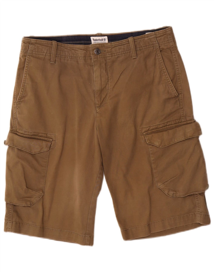 Timberland Shorts Cargo Hombre W30 Algodón Beige Medio
