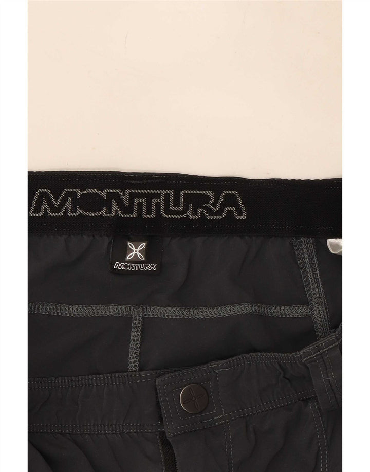 Montura Pantalones Cortos Cargo Para Hombre Grande W34 Gris