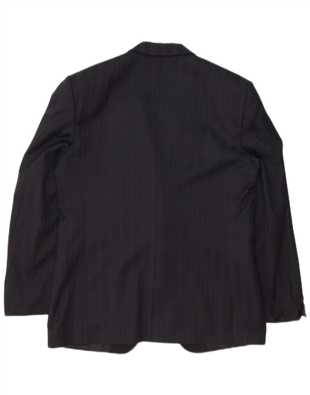 TREVIRA Chaqueta tipo blazer de 1 botón para hombre IT 52 XL Poliéster a rayas azul marino