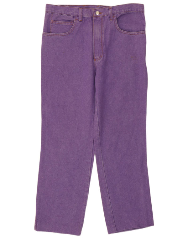 West Story Jeans rectos para hombre IT 48 Medium W34 L28 Púrpura
