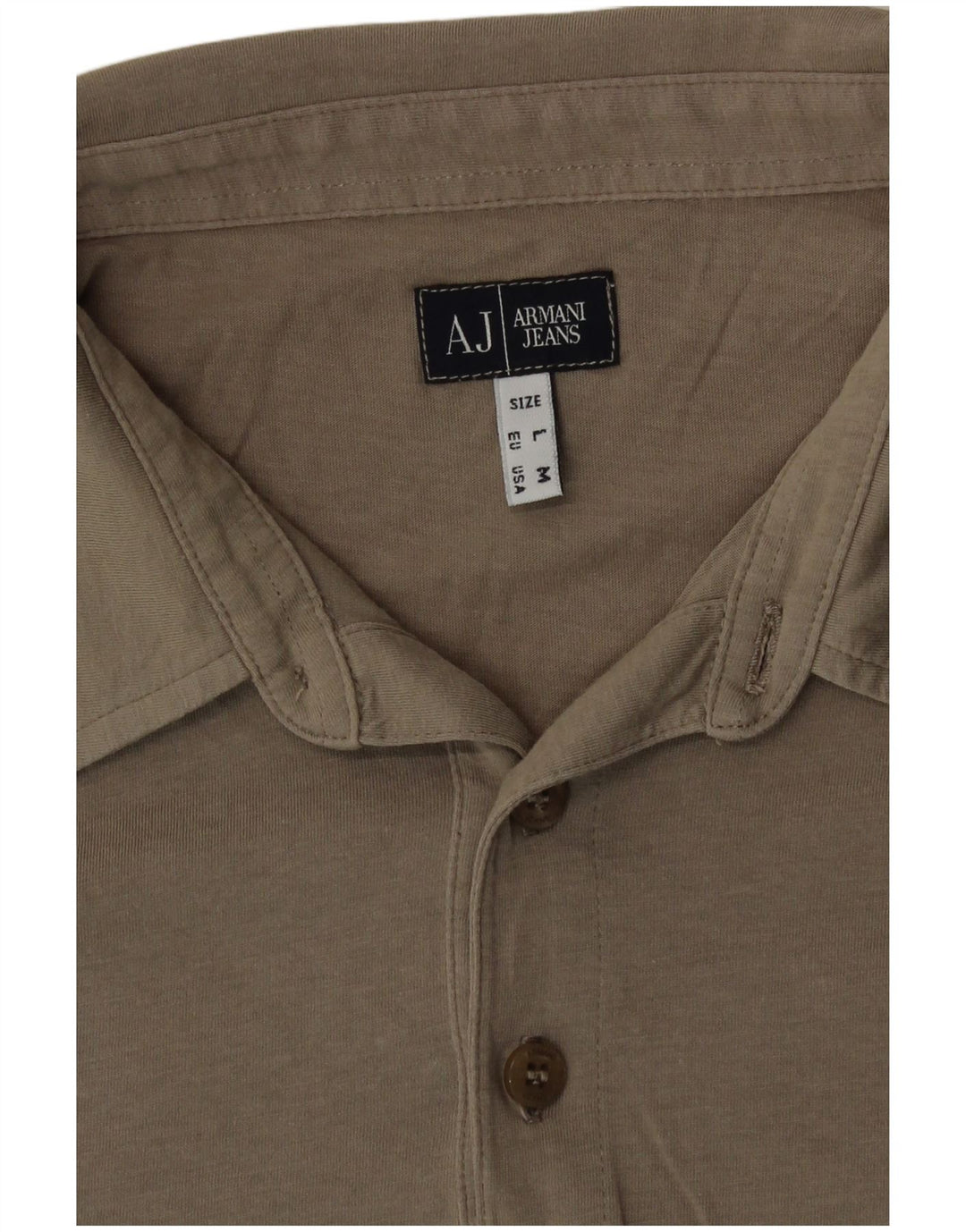 Armani Polo Hombre Marrón Medio