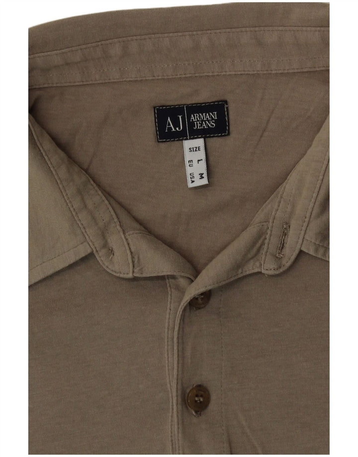 Armani Polo Hombre Marrón Medio