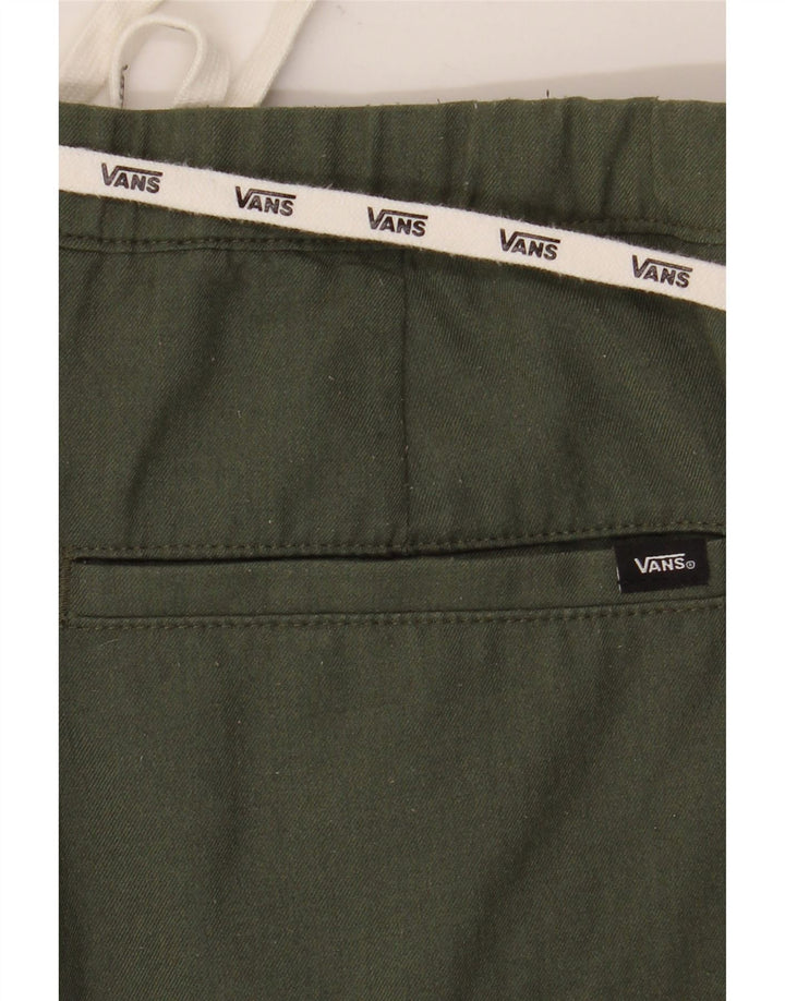 Vans - Pantalón cargo recto para hombre, talla grande, W32 L28, poliéster verde