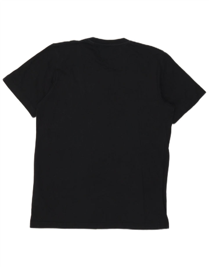 Adidas Mens Climalite Graphic Camiseta Top Medio Negro Algodón