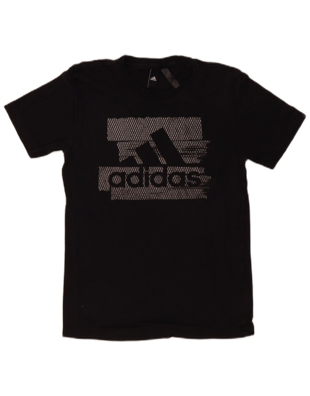 ADIDAS Camiseta gráfica para hombre Top Pequeño Algodón negro