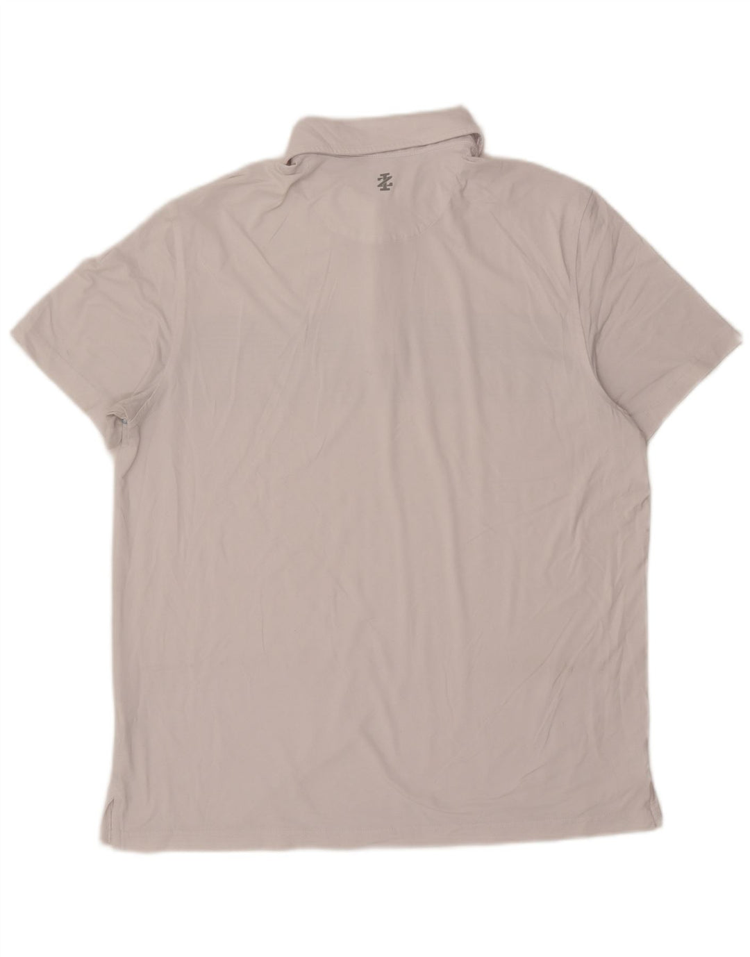 IZOD Polo para hombre de poliéster a rayas blancas grandes