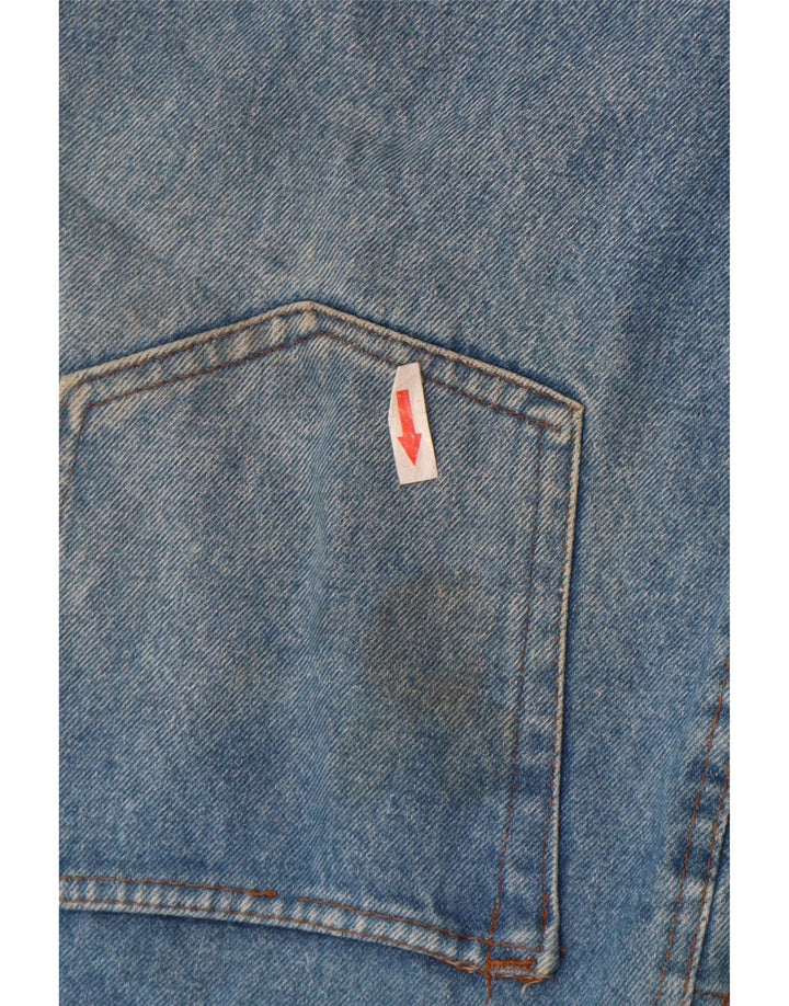 Vaqueros cónicos uniformes para mujer IT 46 Large W30 L26 Azul