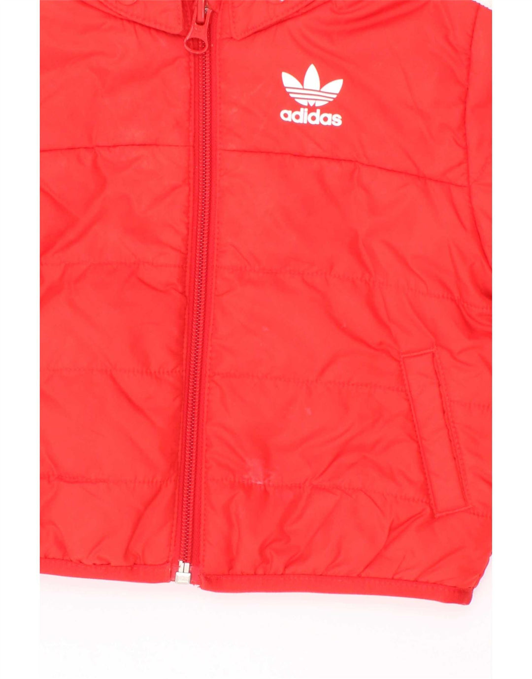 Adidas Chaqueta acolchada con capucha para bebé niño 3-6 meses Rojo Poliéster