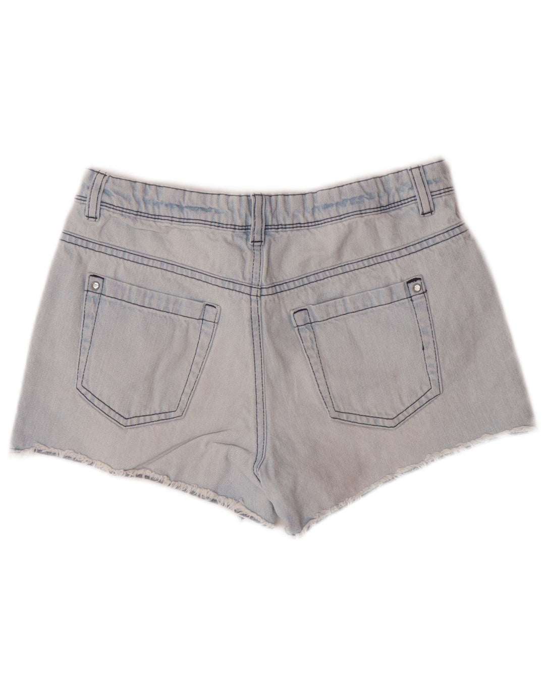 BENETTON Shorts Vaqueros Niña 11-12 Años 2XL W26 Azul Algodón