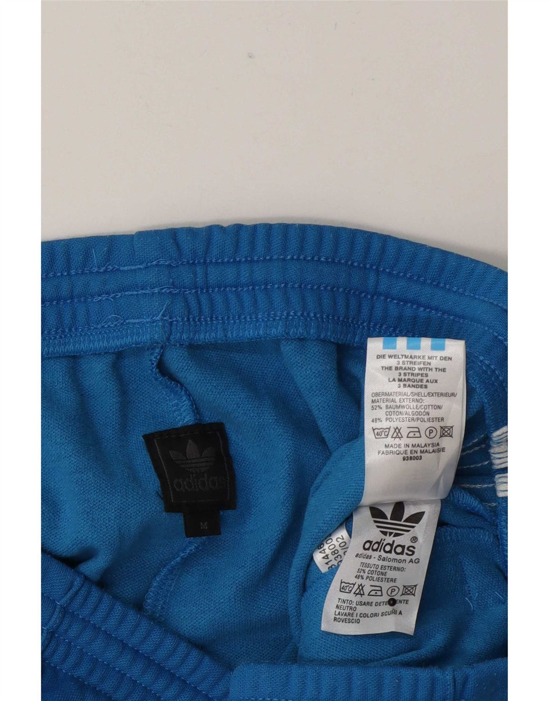 Pantalón De Chándal Adidas Hombre Azul Medio Algodón