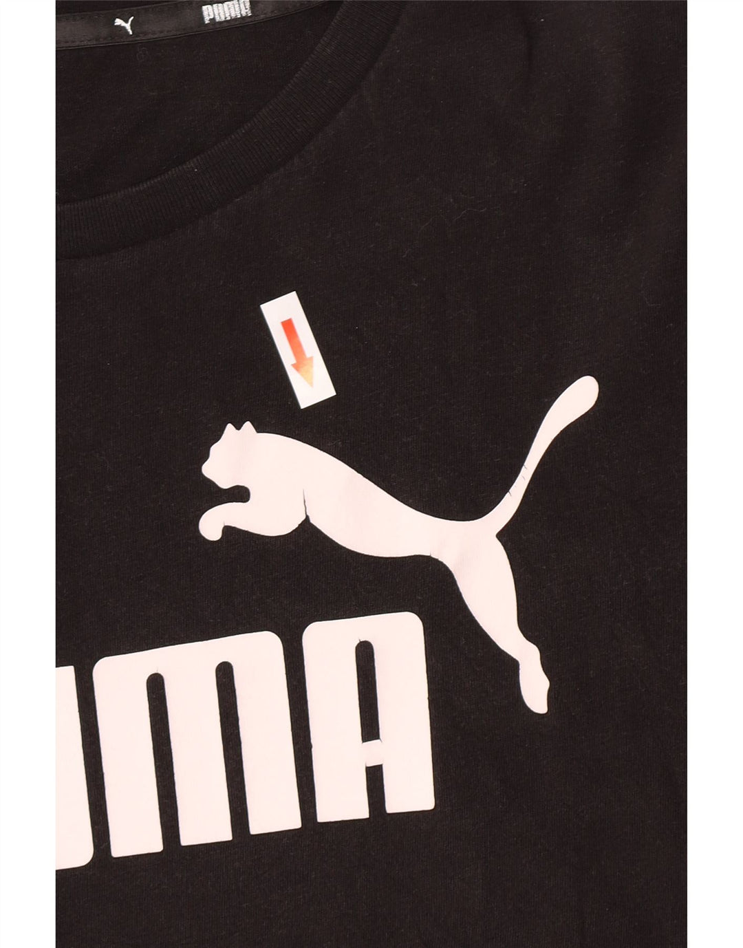 Puma - Camiseta gráfica para hombre, talla pequeña, color negro