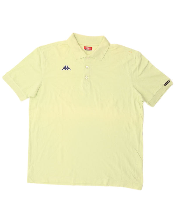 Kappa Polo Hombre XL Amarillo Algodón