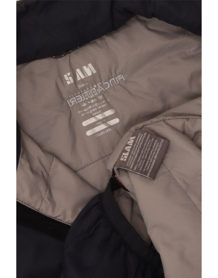 Slam Chaqueta Bomber para Mujer UK 40 Grande Poliamida Azul Marino