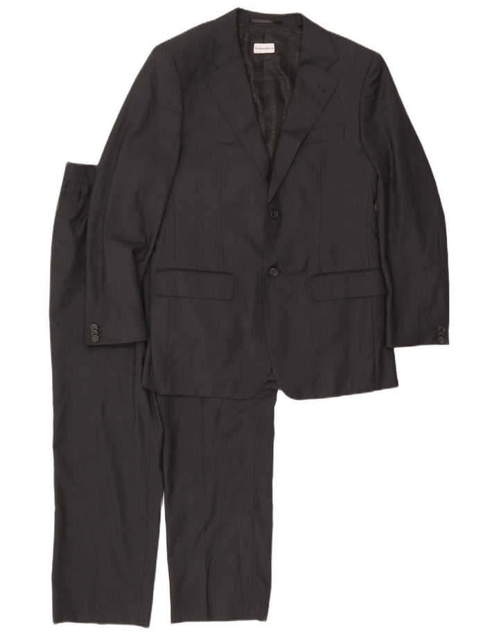 Gian Marco Venturi Traje de 2 piezas con 2 botones para hombre IT 48 Medium W32 L26 Gris