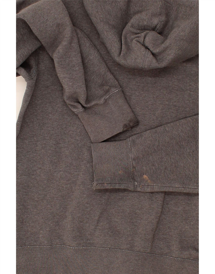 NIKE Mens Zip Hoodie Sweater Small Grey Cotton Vintage Nike and Second-Hand Nike from Messina Hembry 