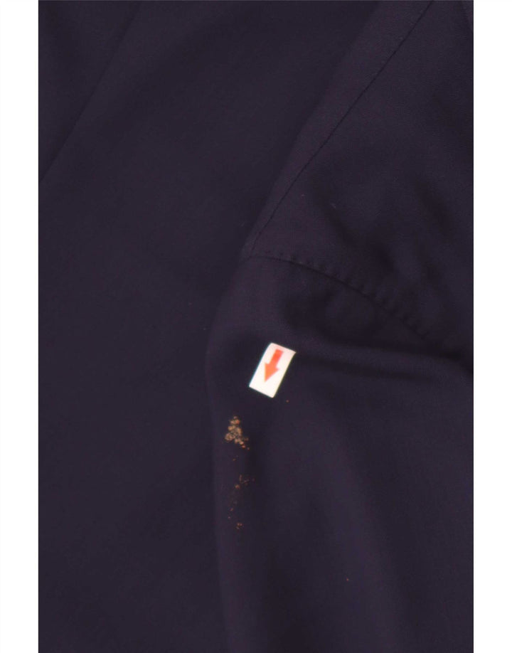 Boggi Chaqueta tipo blazer de 2 botones para hombre IT 52 XL Lana virgen azul marino