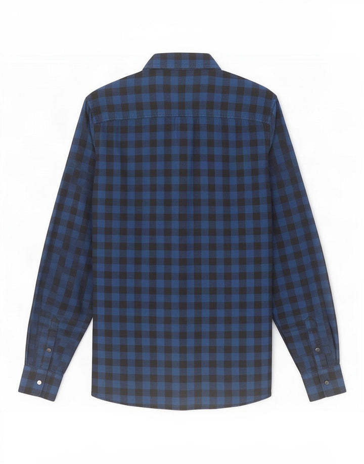 Camisa Guess Hombre Regular Fit Small Blue Gingham