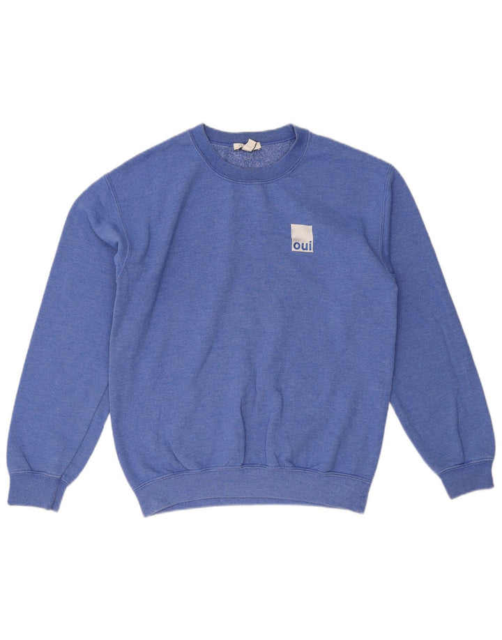 TOPSHOP Hombre Petite Sudadera Jersey Pequeño Azul