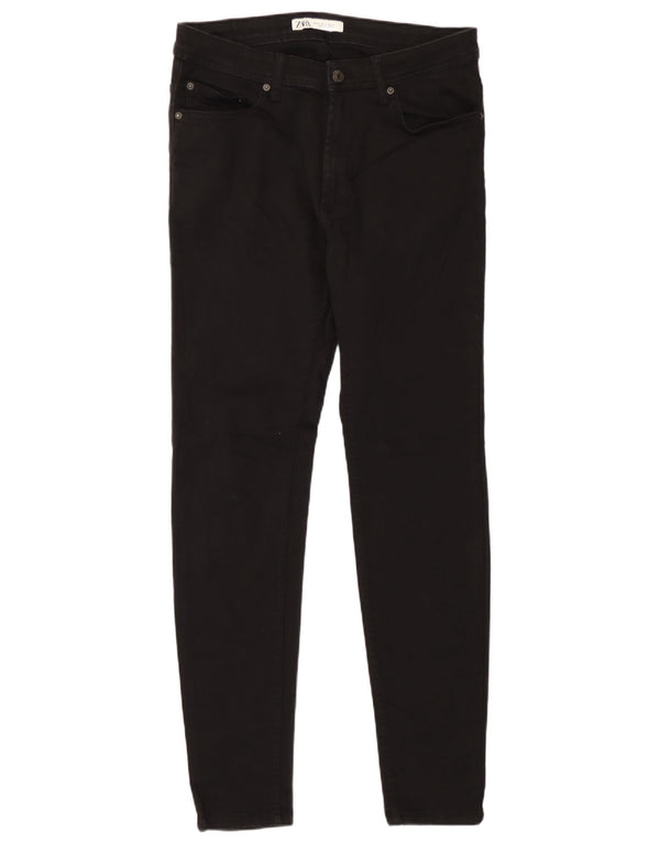 Zara Jeans ajustados para hombre EU 42 Large W32 L29 Algodón negro