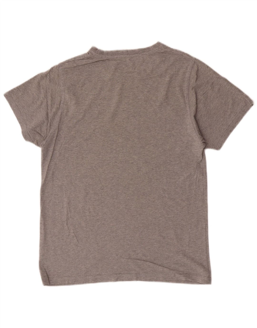 New Era Camiseta gráfica para hombre Top grande de algodón gris