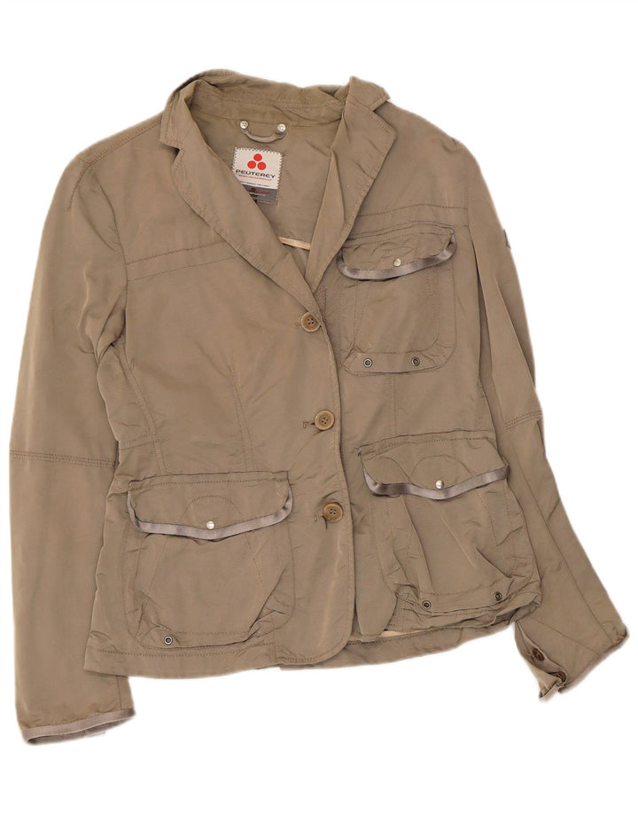 PEUTEREY Chaqueta utilitaria para mujer IT 46 Poliamida gris grande