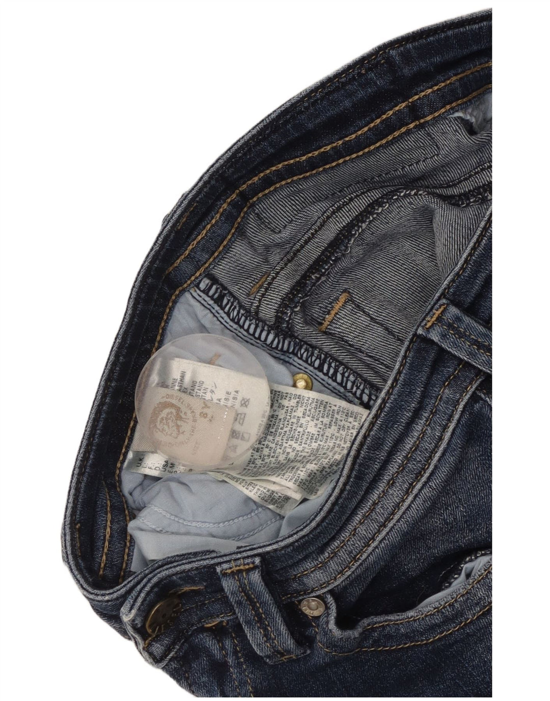 Diesel Chicos Thavar Vaqueros Rectos 7-8 Años W26 L25 Algodón Azul