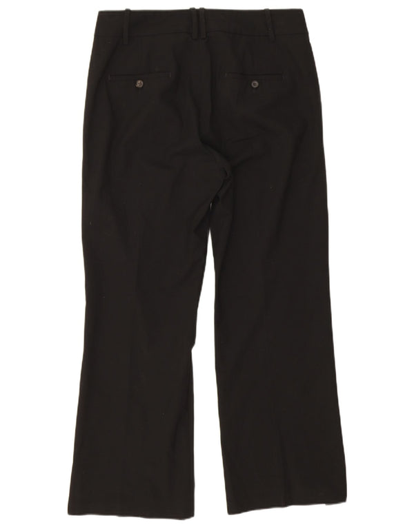 Zara Pantalón Chino Recto Mujer EU 44 XL W34 L27 Viscosa Negra