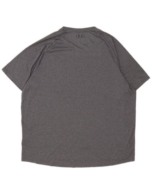 Under Armour Camiseta para hombre Top 2XL Gris Poliéster
