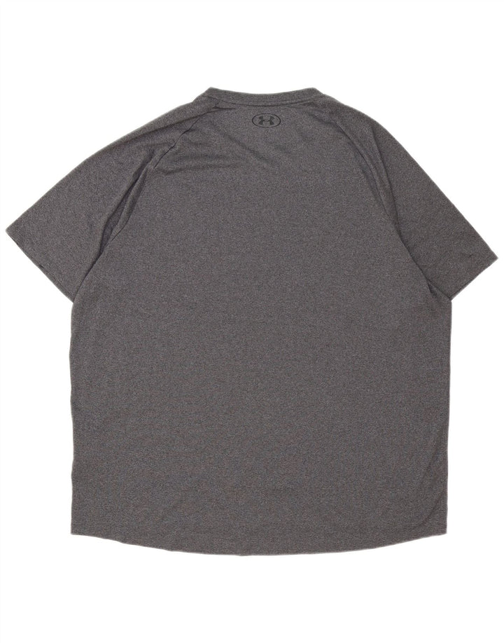 Under Armour Camiseta para hombre Top 2XL Gris Poliéster