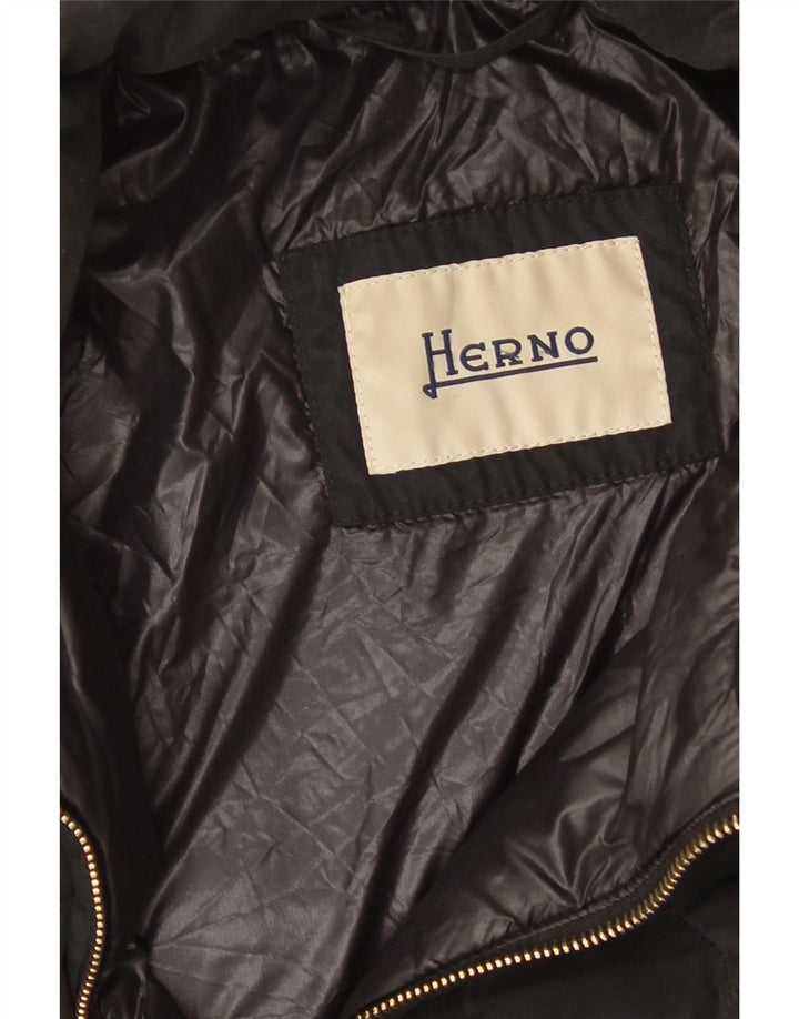 Herno Chaqueta Acolchada Mujer IT 46 Grande Negro
