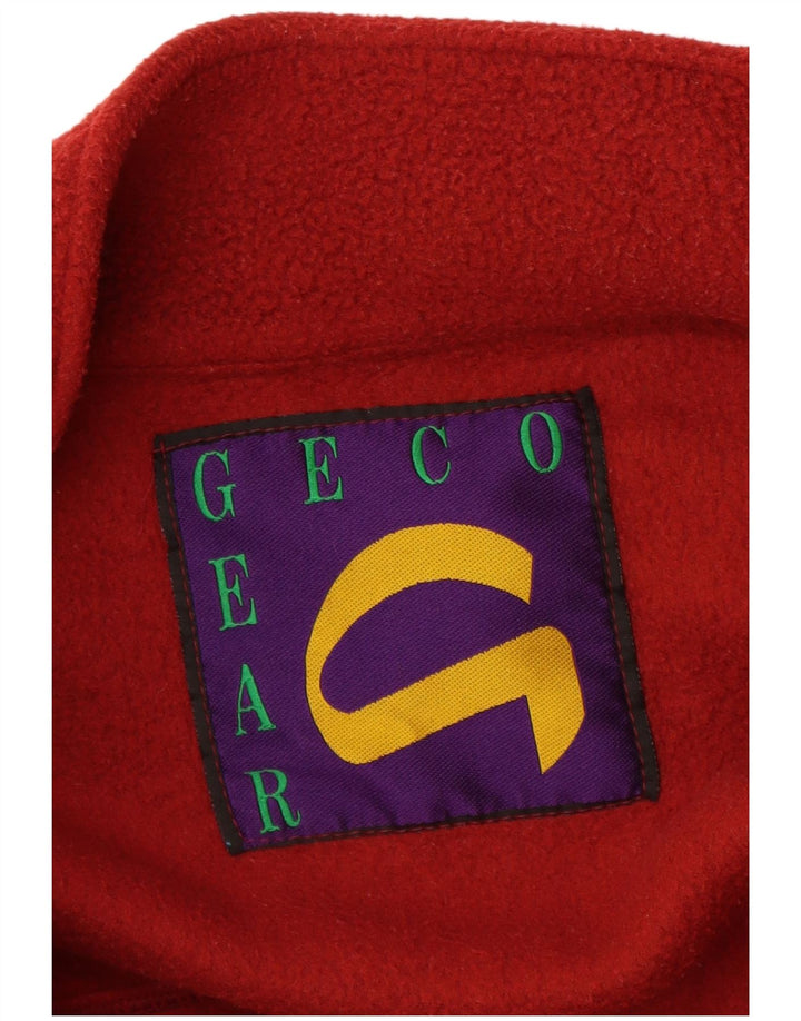 GEAR Chaqueta polar para hombre UK 42 XL Rojo